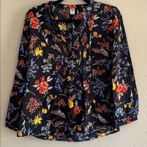 Multi-colored blouse from Old Navy.
